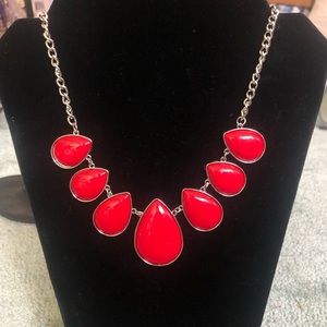 Bright Red Paparazzi Necklace